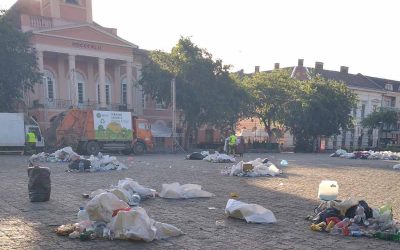 Radnici “Čistoće” na visini zadatka nakon manifestacije “Somborski kotlić”